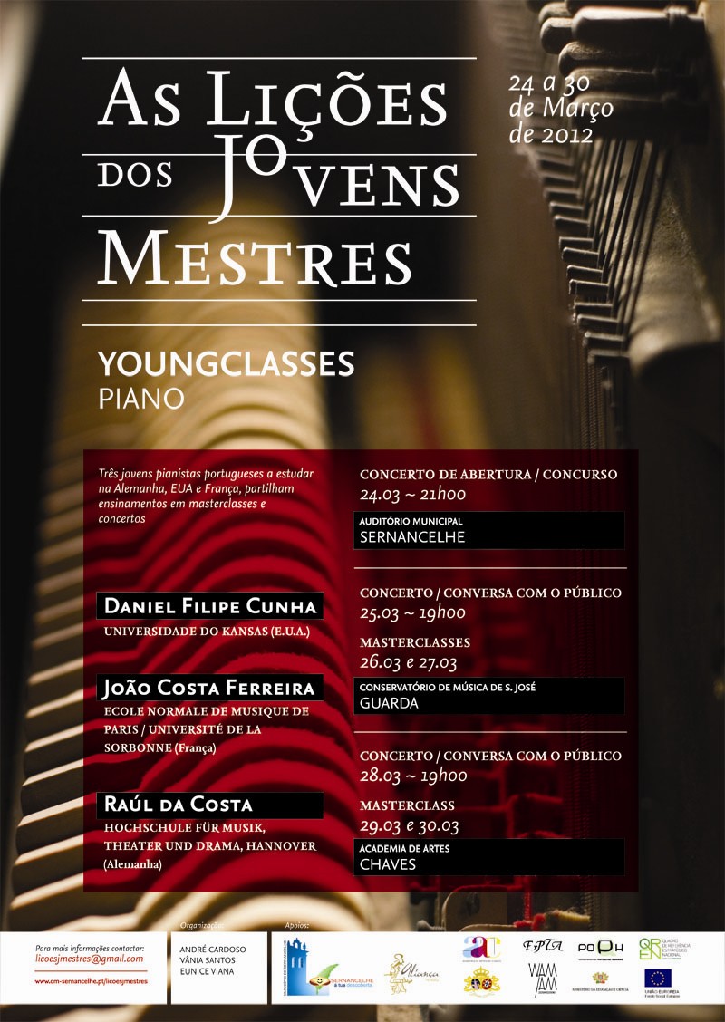Município de Sernancelhe organiza em Março “As Lições dos Jovens Mestres”