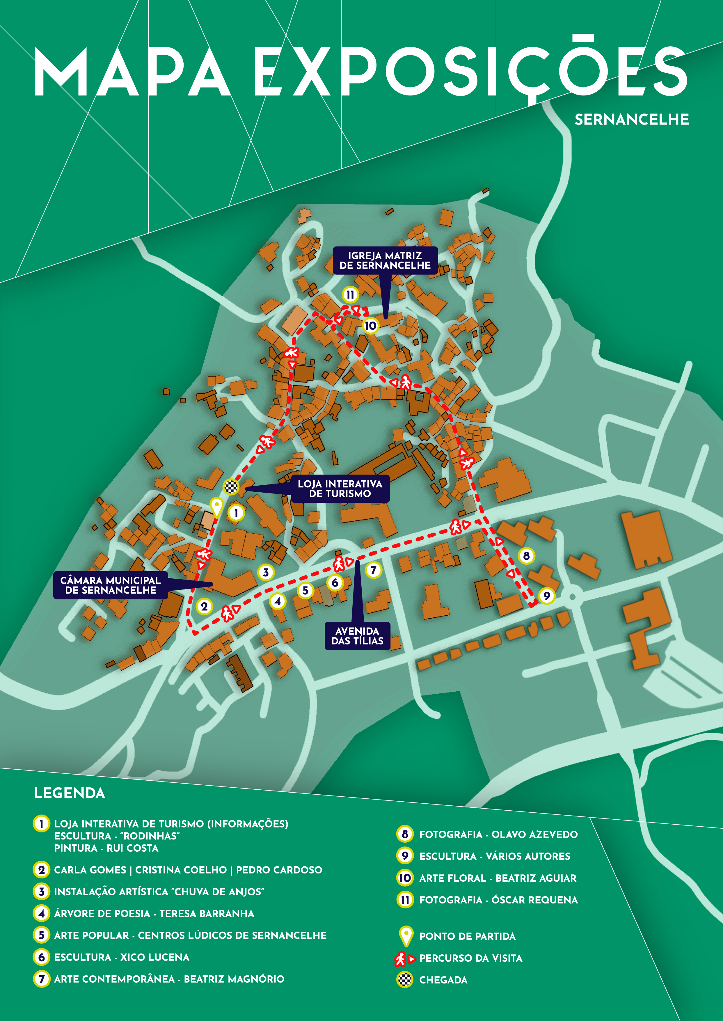 Mapa Exposições - Esperança 2020