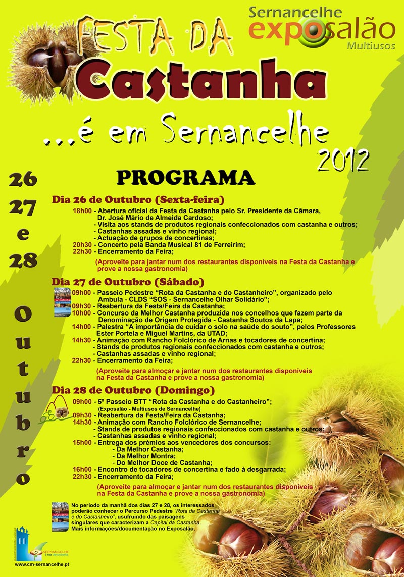 Festa da Castanha 2012 - Exposalão Sernancelhe