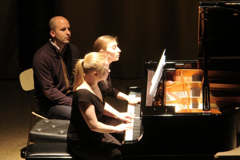 Pianistas Olga Panova e Ecaterina Baranova trouxeram a Sernancelhe grandes compositores clássicos