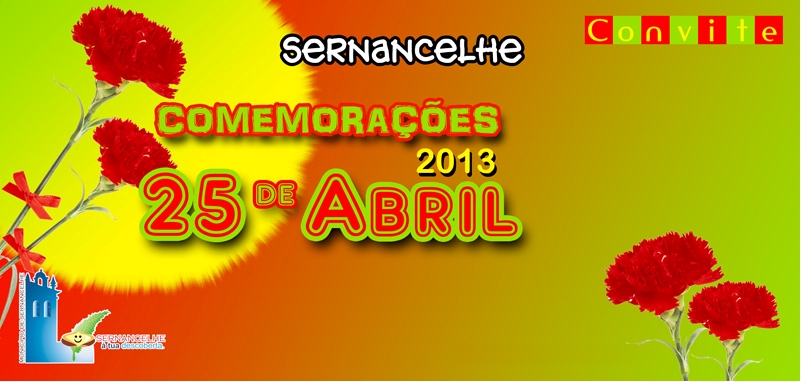 Comemorações do 25 de Abril em Sernancelhe