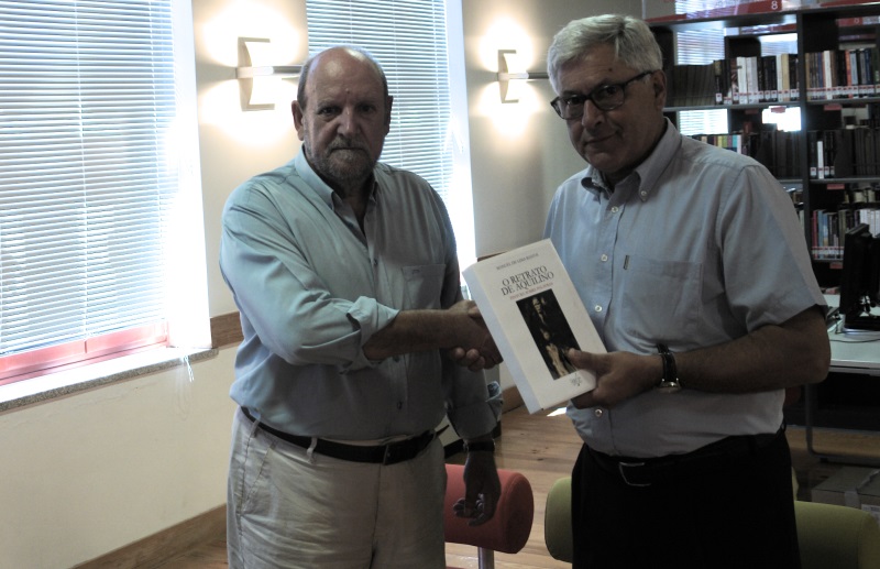 Lima Bastos "pinta" O Retrato de Aquilino em homenagem ao escritor sernancelhense