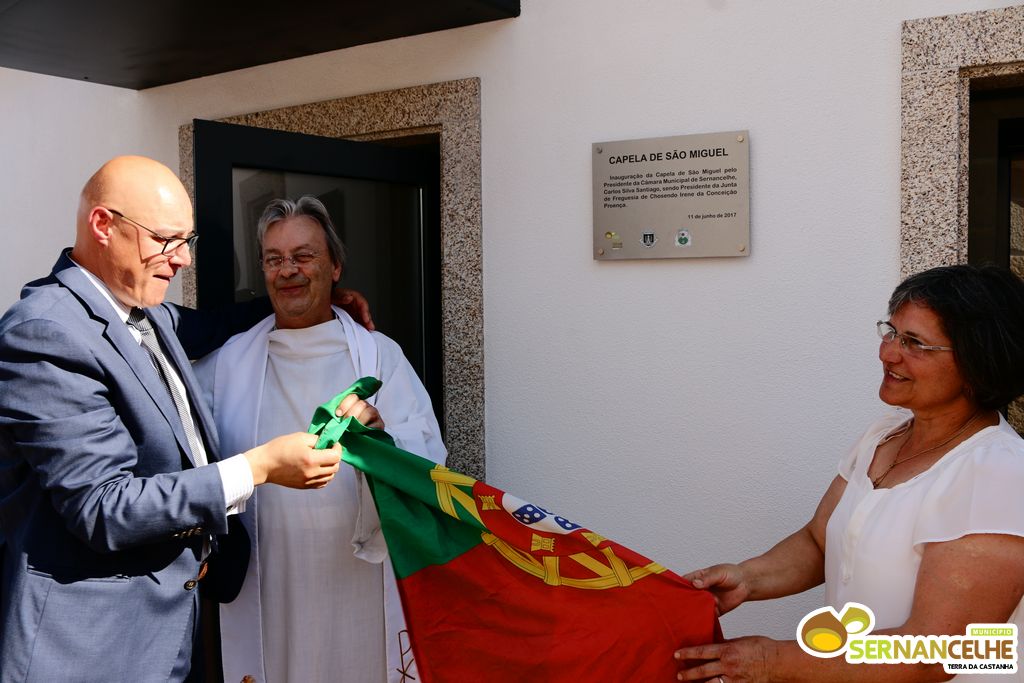 Chosendo inaugura Capela de São Miguel, o padroeiro da freguesia