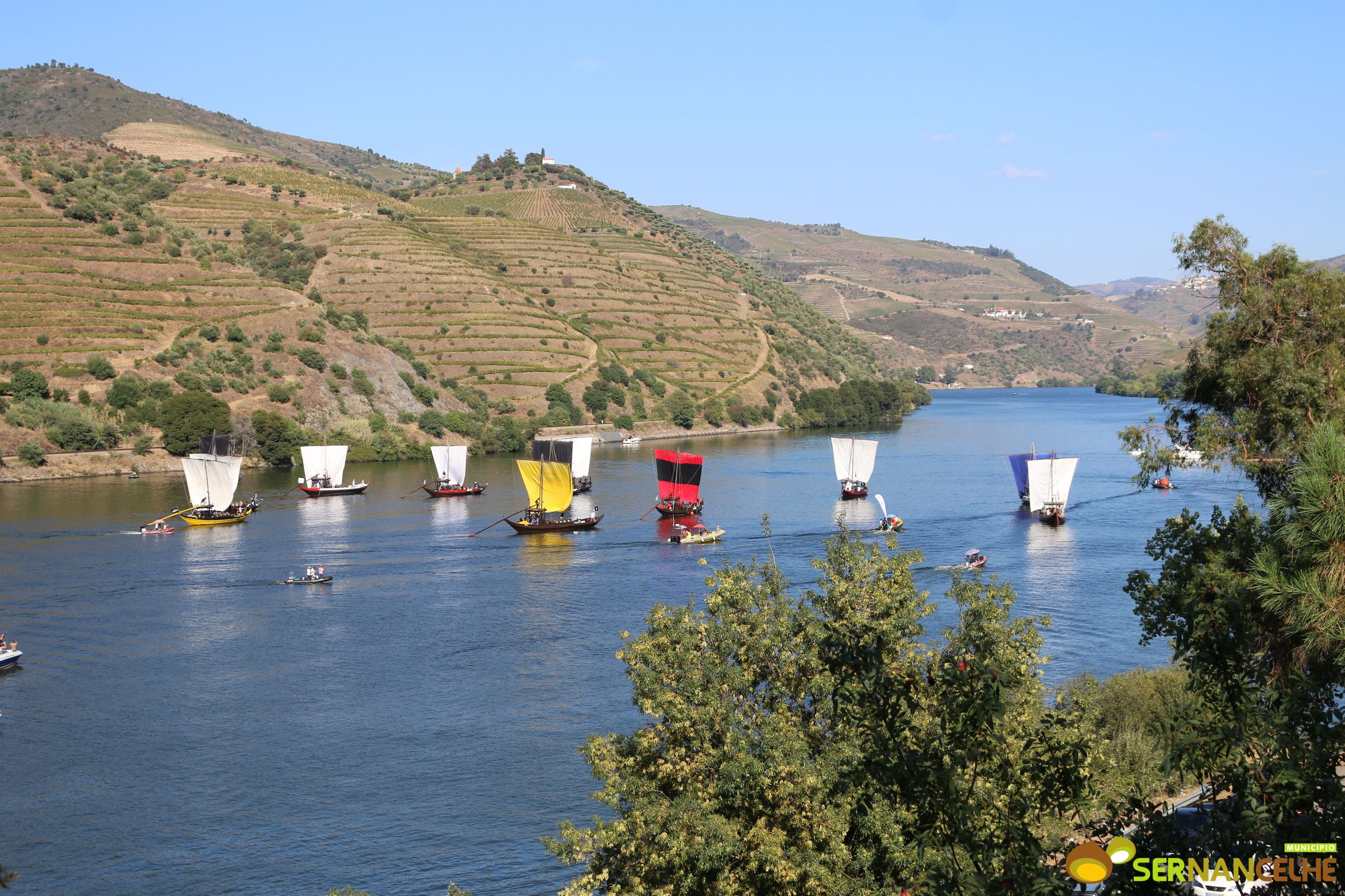 Na memória de muitos sernancelhenses o Douro aponta para um tempo de vindimas, cestos de uvas, lagares. Era para lá que todos os anos partiam, em grande número, muitas vezes famílias completas, para um mês de trabalho, cortando e acarretando as uvas encosta acima que depois pisavam até de noite nas exigentes lagaradas. Era este processo que dava origem às pipas de vinho, transportadas depois até à margem do Rio, carregadas nos barcos rabelos e, percorrendo o Douro, chegavam a Gaia, onde o vinho envelhecia para depois partir para o Mundo. Foi essa memória que o Município e o CLDS-3G – Contrato Local de Desenvolvimento Social quiseram proporcionar aos sernancelhenses e, a propósito da Regata dos Barcos Rabelo no Douro, distinguiram cerca de 200 utentes dos Centros Lúdicos com um dia dedicado ao Douro e às suas riquezas.