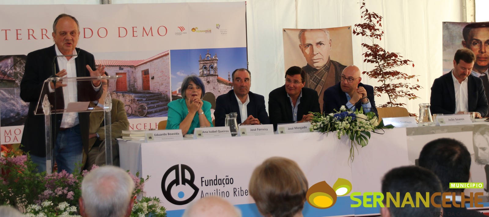 Casa de Aquilino Ribeiro, em Soutosa, encheu-se para o lançamento da reedição de "Terras do Demo”