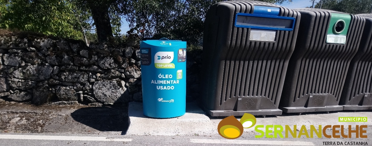 Sernancelhe coloca 26 oleões no Concelho para reciclagem de óleos alimentares usados