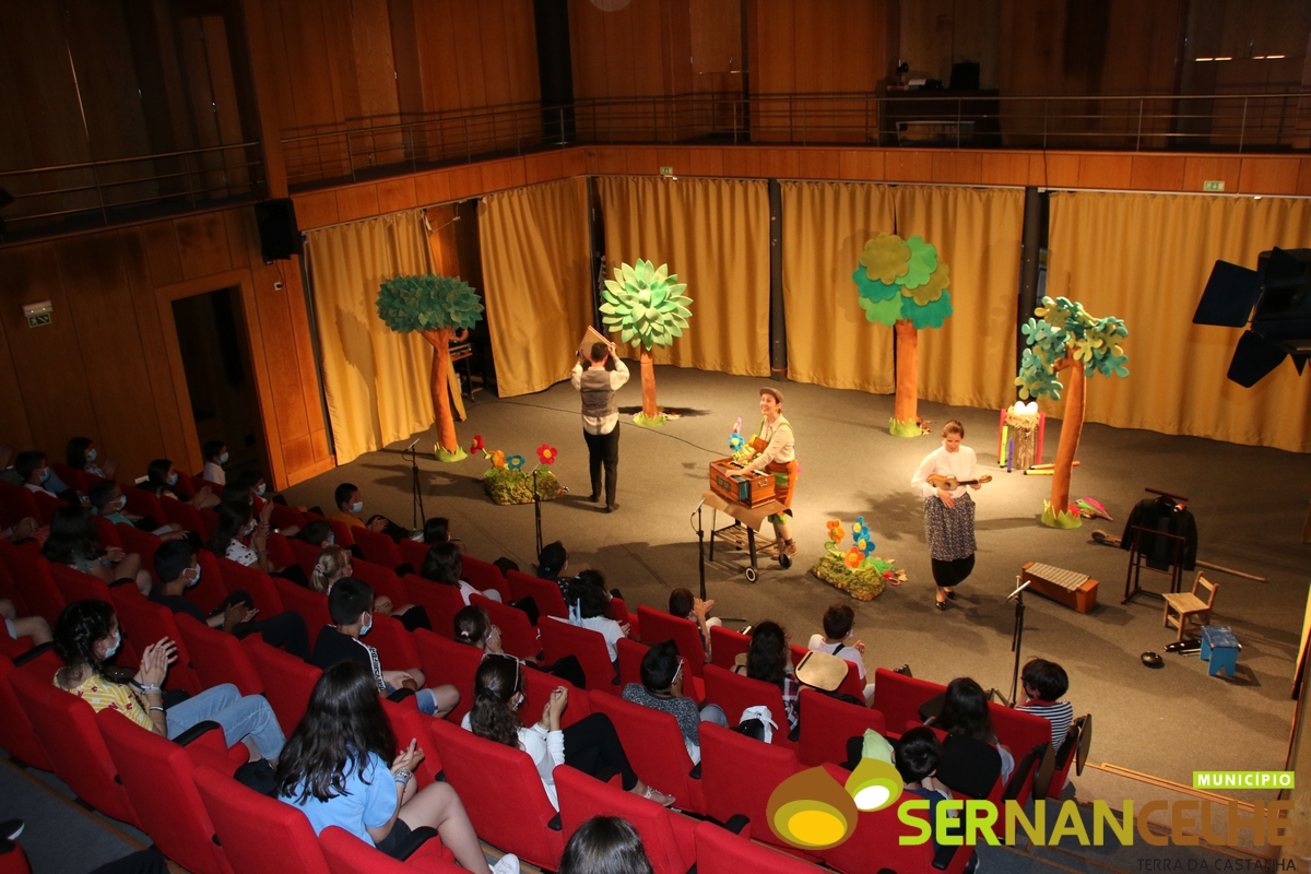 CRIANÇAS DE SERNANCELHE ASSISTEM A PEÇA DE TEATRO INSPIRADA NA OBRA “O LIVRO DA MARIANINHA”, DE AQUILINO RIBEIRO