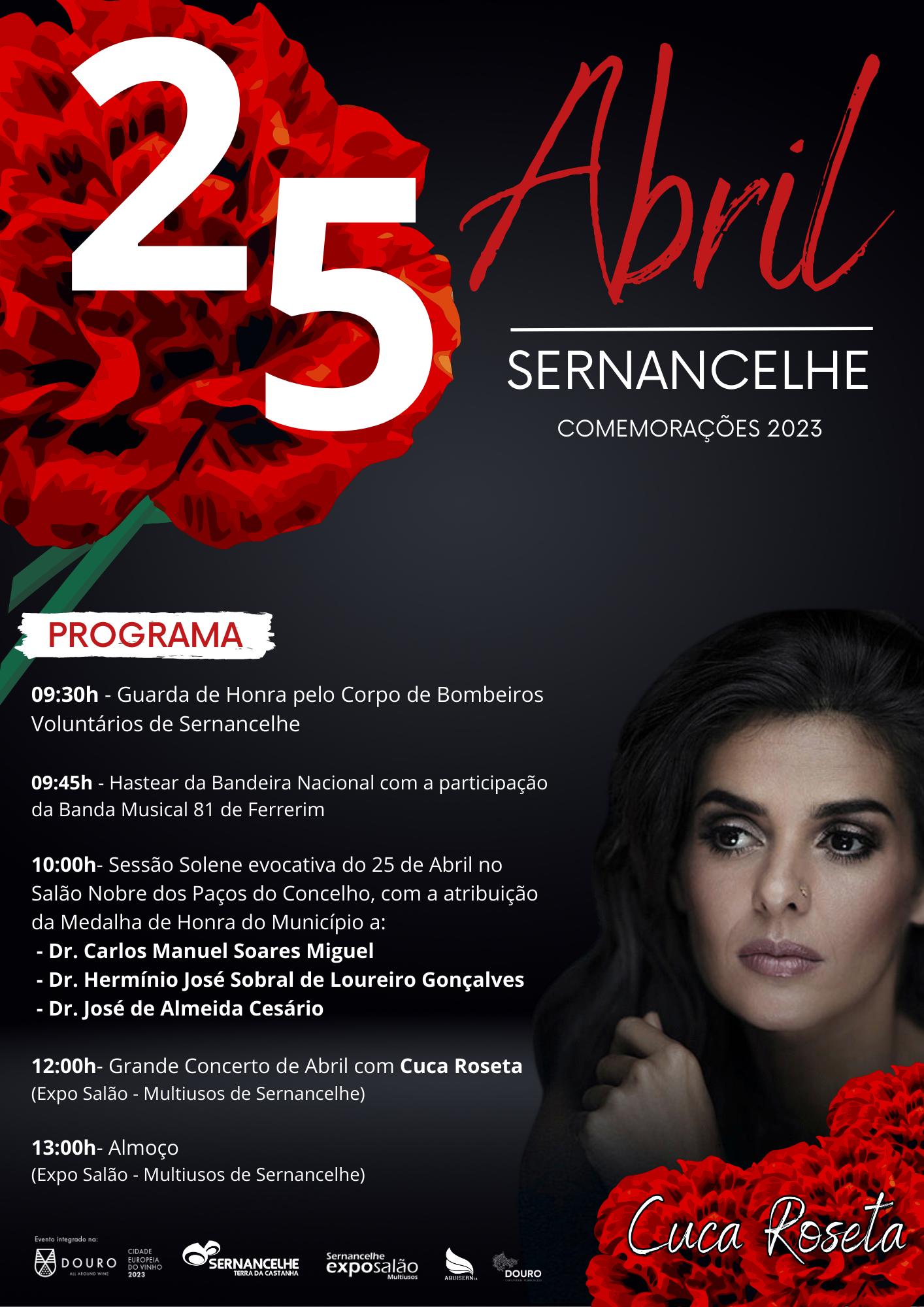 Programa 25 abril Sernancelhe