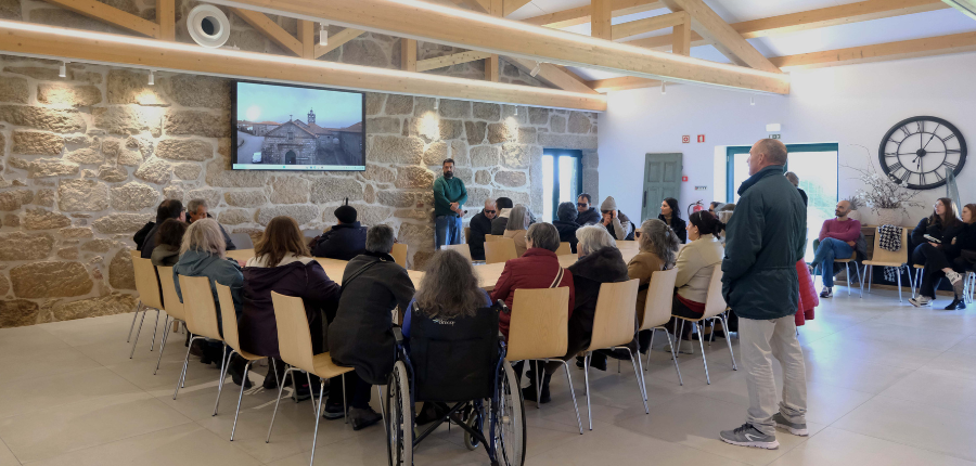 Visita dos Utentes da ACAPO à Sra da Lapa
