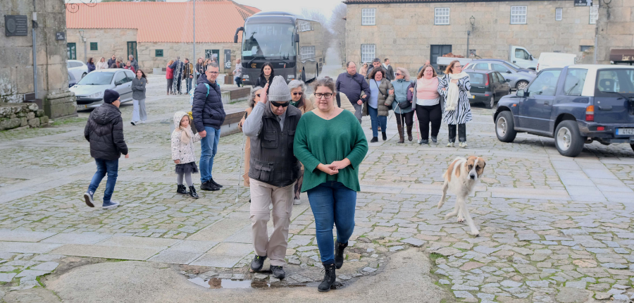 Visita dos Utentes da ACAPO à Sra da Lapa