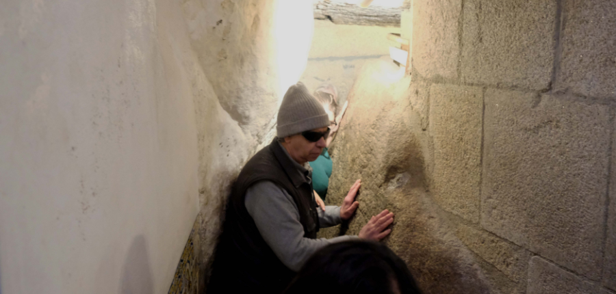 Visita dos Utentes da ACAPO à Sra da Lapa