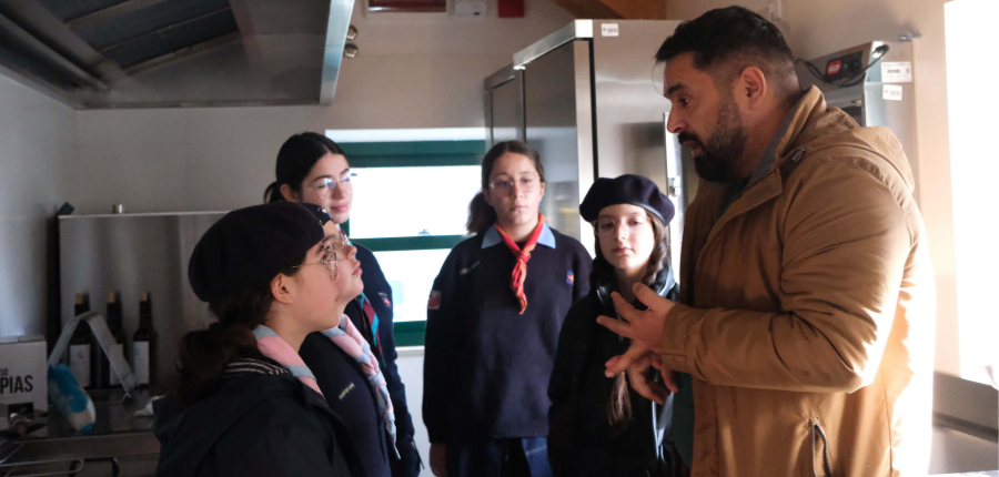 Visita dos Utentes da ACAPO à Sra da Lapa