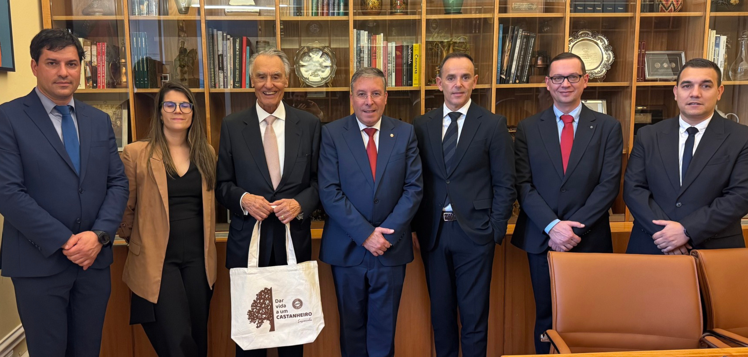 Visita ao Antigo Presidente da República Aníbal Cavaco Silva